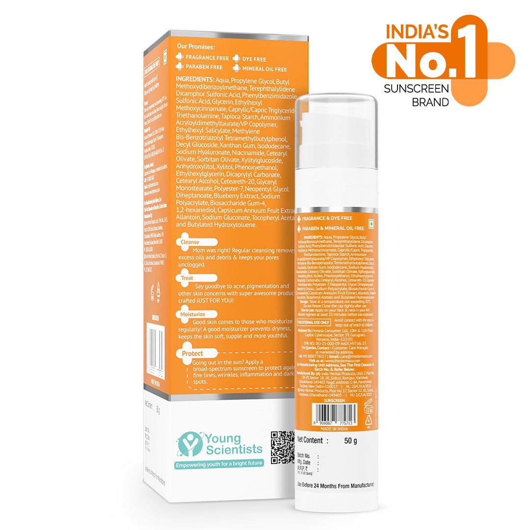 The Derma Co 1% Hyaluronic Sunscreen Aqua Gel - Image 3