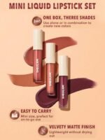 SHEGLAM Matte Allure Mini Liquid Lipstick Set – Feel Real