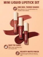 SHEGLAM Matte Allure Mini Liquid Lipstick Set - Private Tour