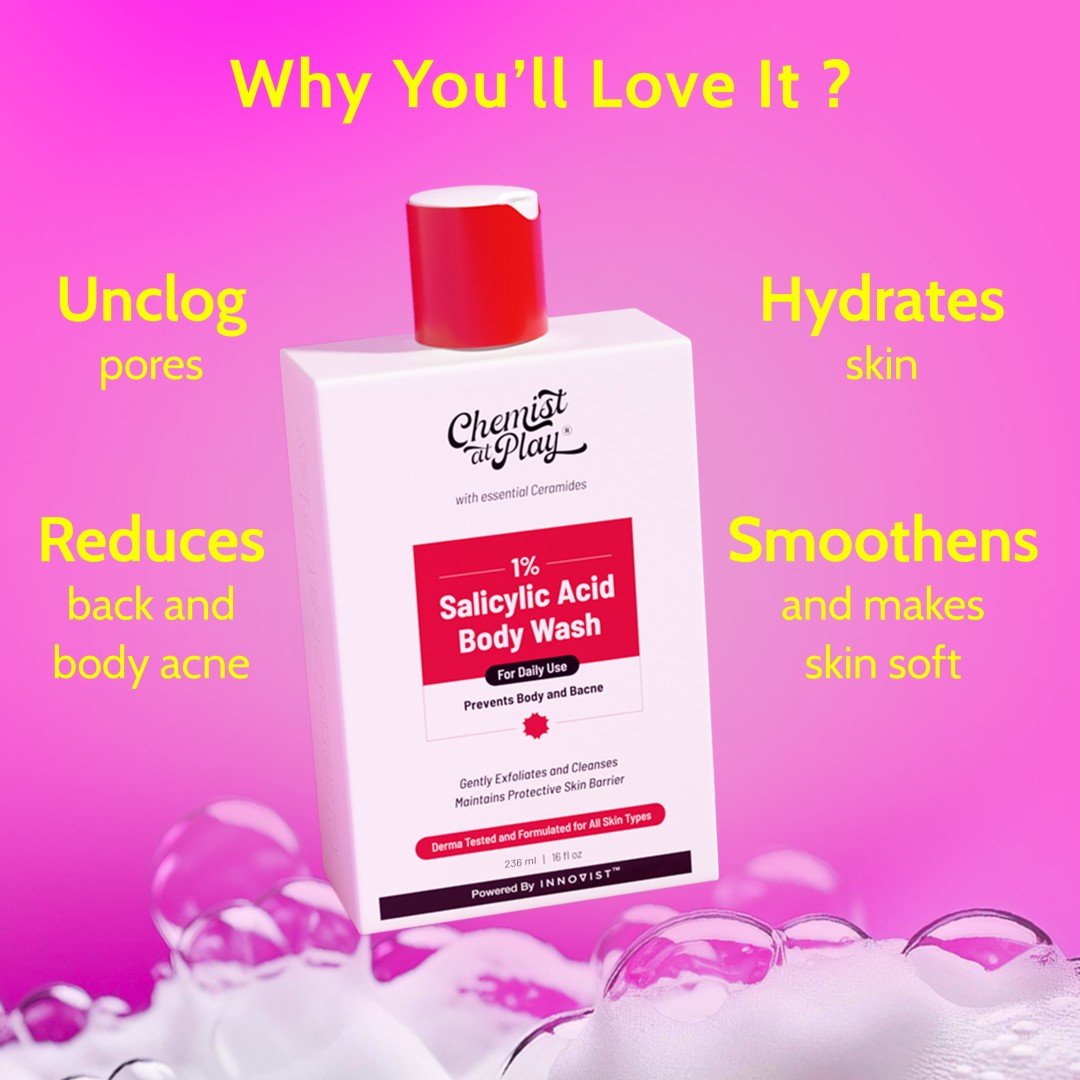 Chemist at Play 1% Salicylic Acid Body Wash - Image 7