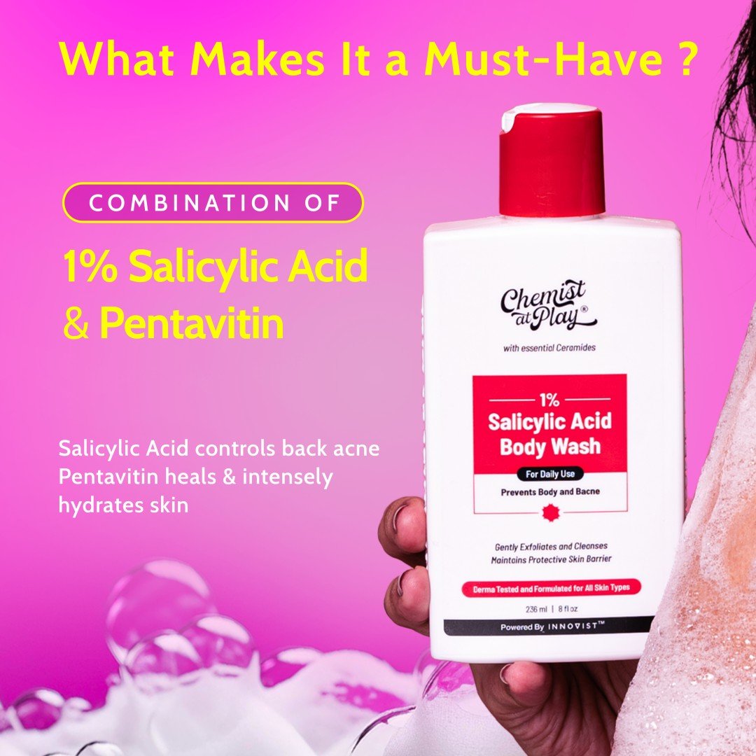 Chemist at Play 1% Salicylic Acid Body Wash - Image 6