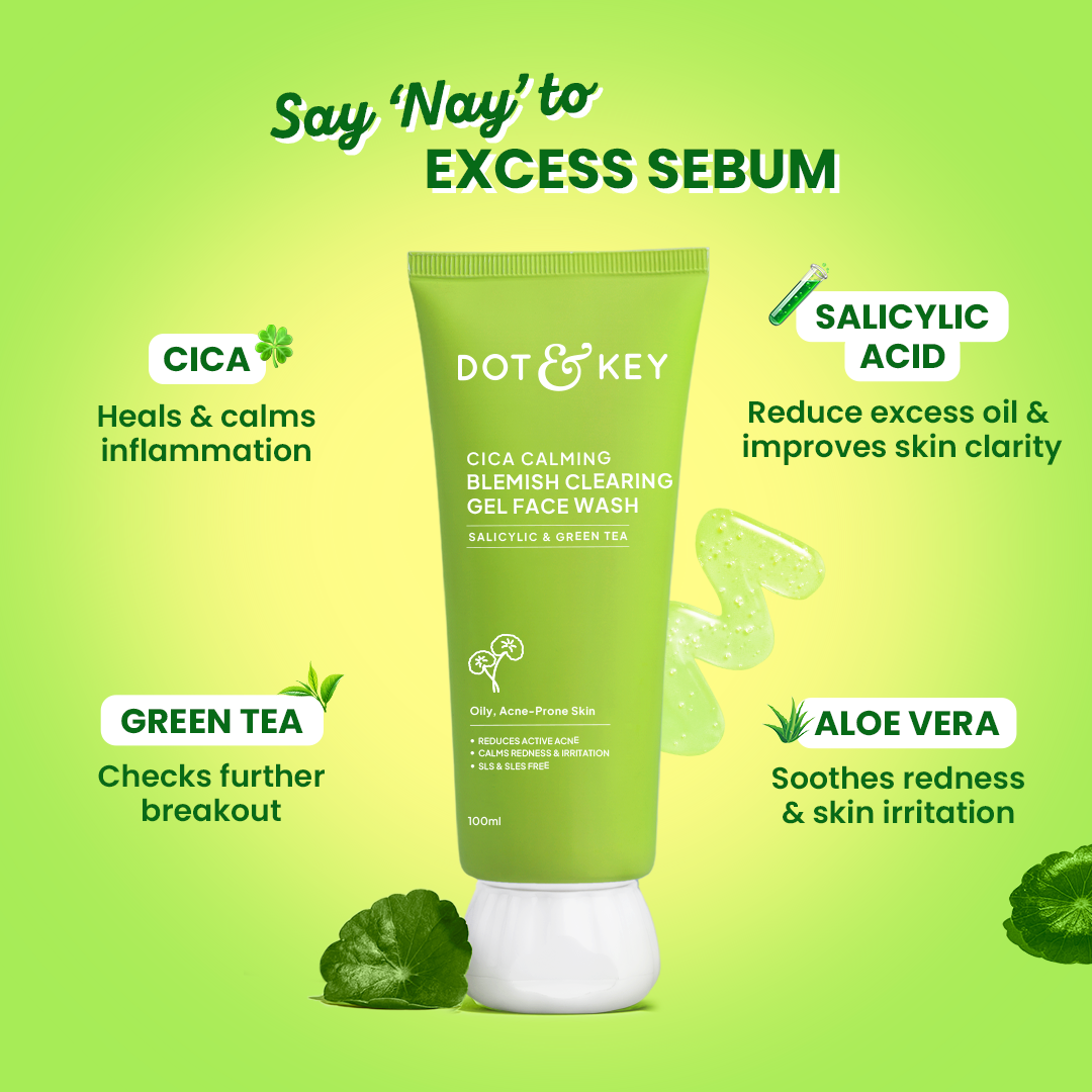 Dot & Key Cica Calming Blemish Clearing Gel Face Wash 100 ml - Image 4