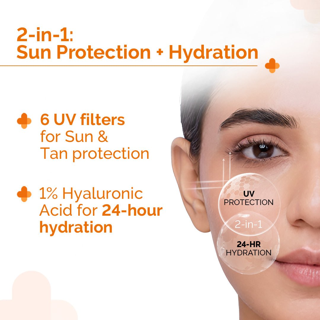 The Derma Co 1% Hyaluronic Sunscreen Aqua Gel - Image 5