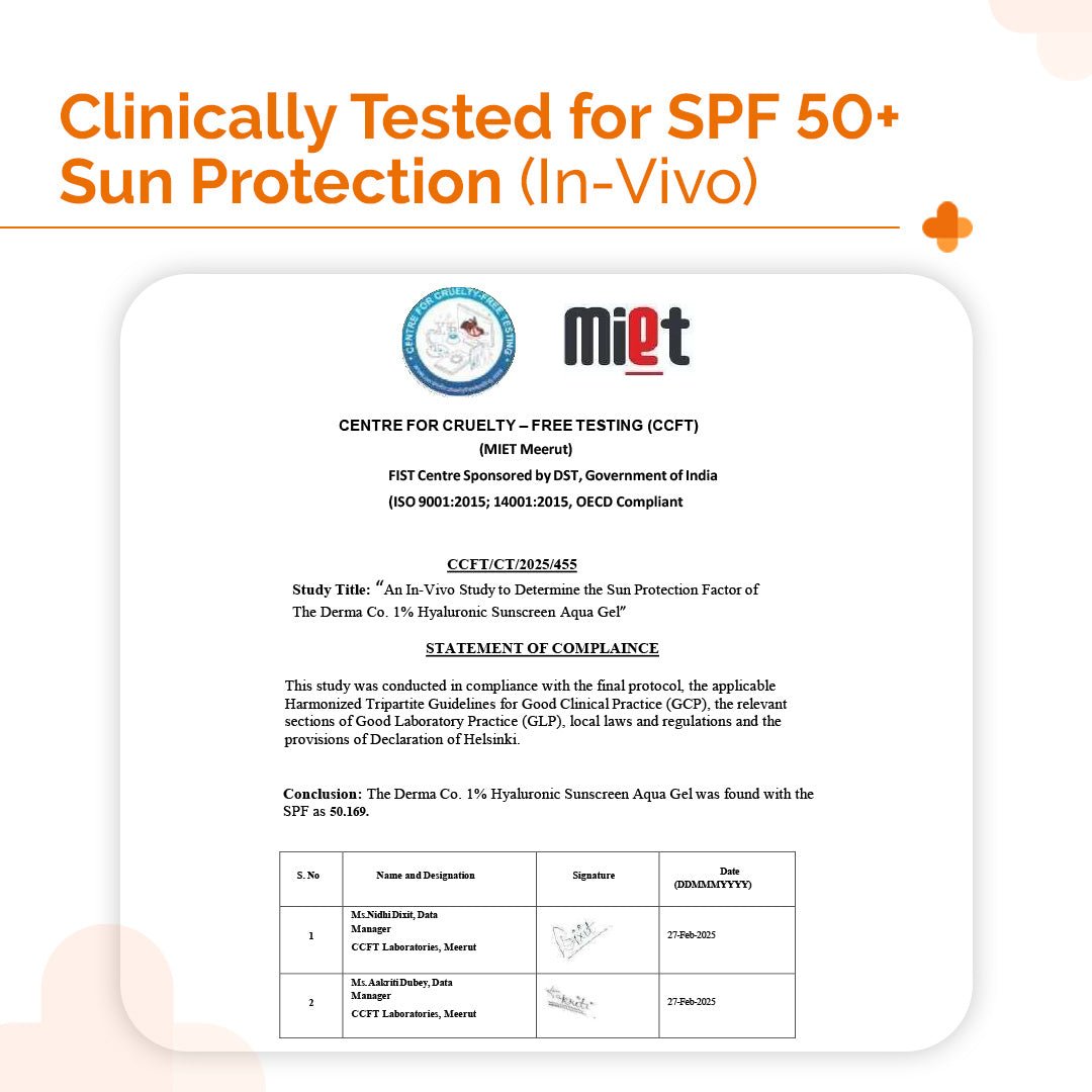 The Derma Co 1% Hyaluronic Sunscreen Aqua Gel - Image 9