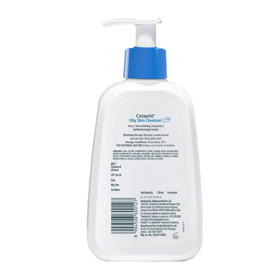 Cetaphil Oily Skin Cleanser(236 ml) - Image 6