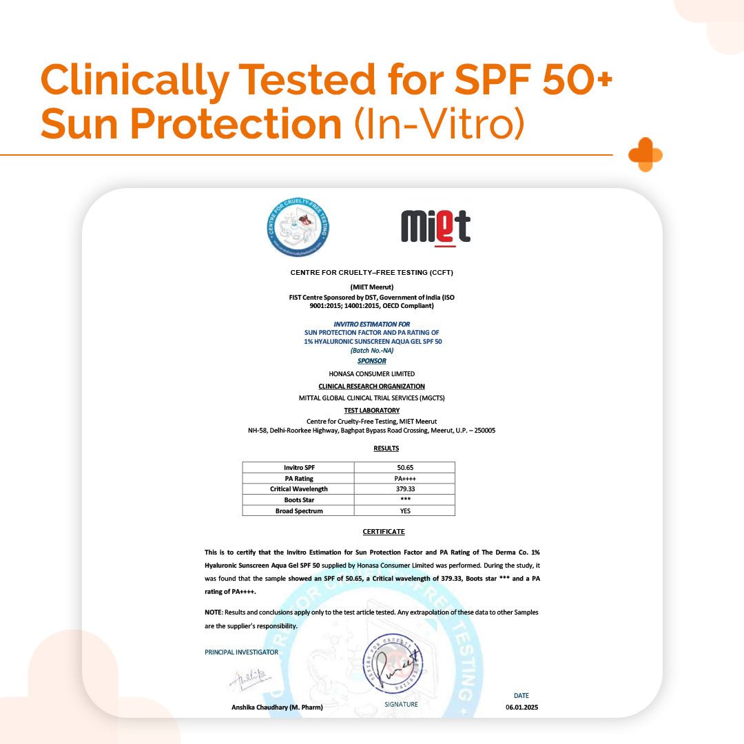 The Derma Co 1% Hyaluronic Sunscreen Aqua Gel - Image 7