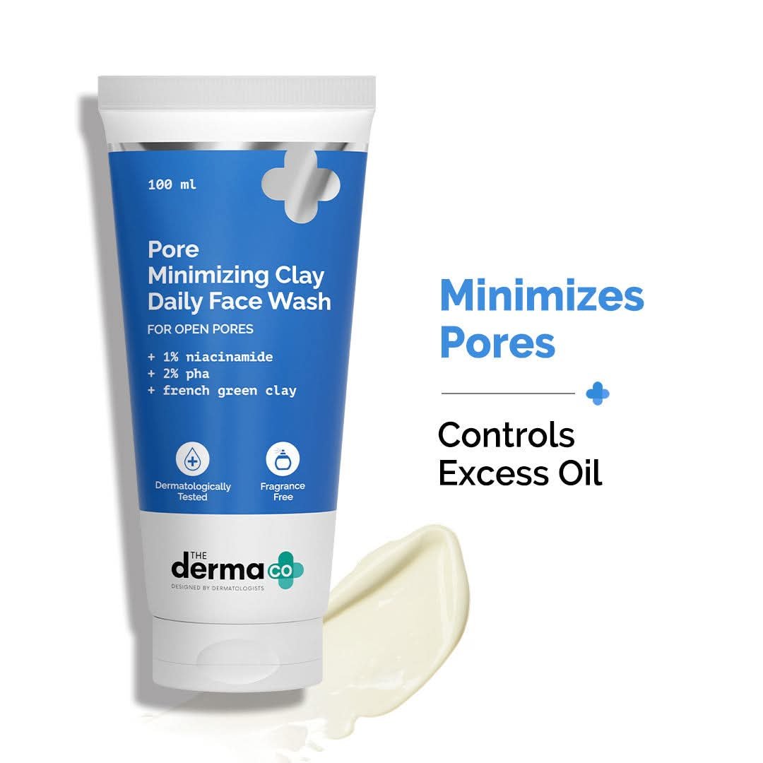The Derma Co Pore Minimizing Clay Daily Face Wash