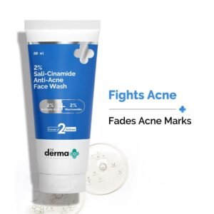 The Derma Co Sali-Cinamide Anti-Acne Face Wash (80ml)