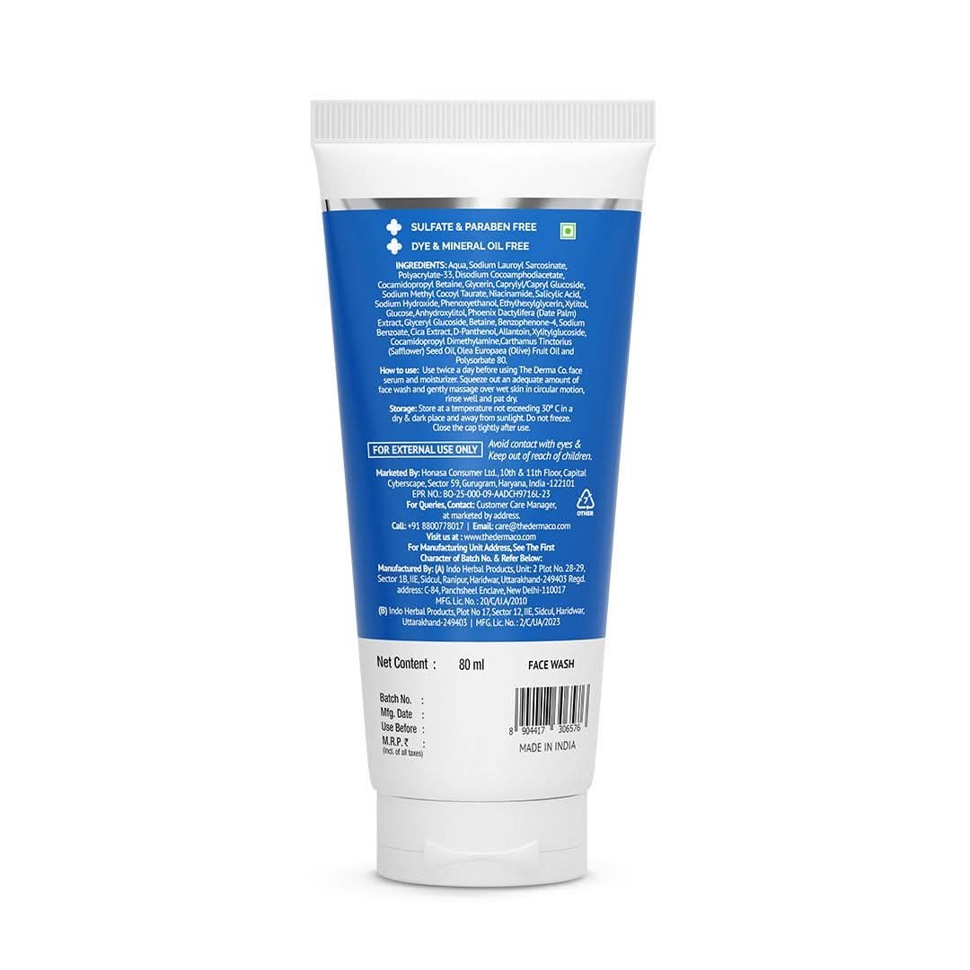 The Derma Co Sali-Cinamide Anti-Acne Face Wash (80ml) - Image 3
