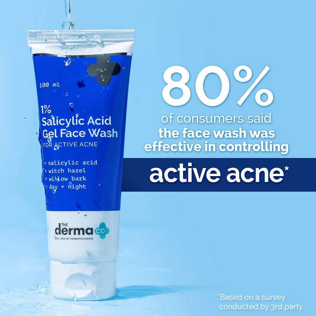 The Derma Co 1% Salicylic Acid Gel Face Wash - Image 3