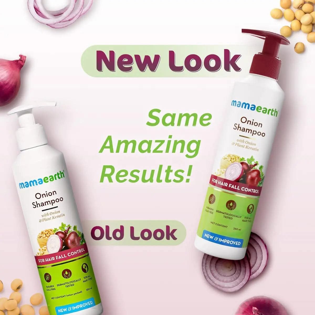Mamaearth Onion Hair Fall Shampoo (250 ml) - Image 4