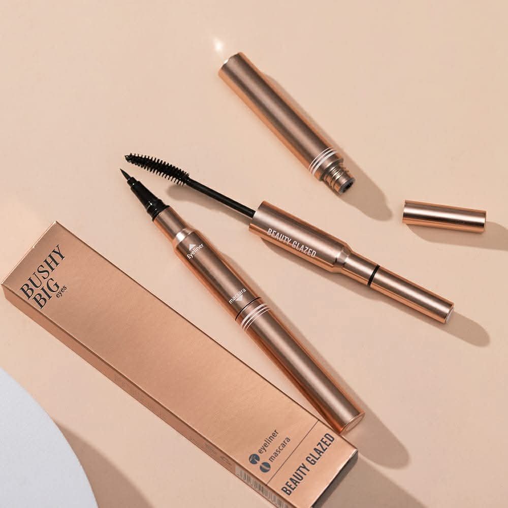 Beauty Glazed Bushy Big 2 in 1 Eyeliner & Mascara - Image 4
