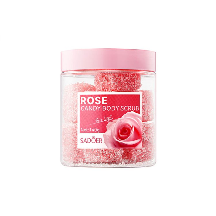 Sadoer Rose Candy Body Scrub (140g) - Image 6