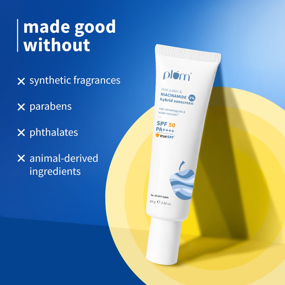 Plum 2% Niacinamide & Rice Water Hybrid Sunscreen - Image 2