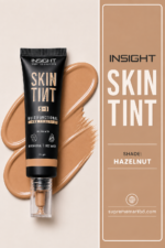 Insight Cosmetics Skin Tint 5-In-1 Multifunctional Serum Foundation(06 Hazelnut shot)