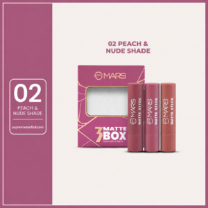 MARS Matte Stick 3 Matte Box (Shade: 02 Peach & Nude)