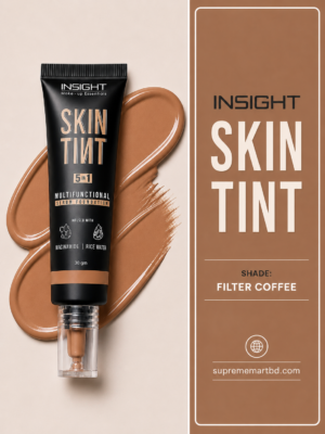 Insight Cosmetics Skin Tint 5-In-1 Multifunctional Serum Foundation – (07 Filter Coffee)