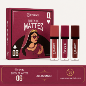 MARS Queen of Mattes Liquid Lipsticks Set - 06 All Rounder