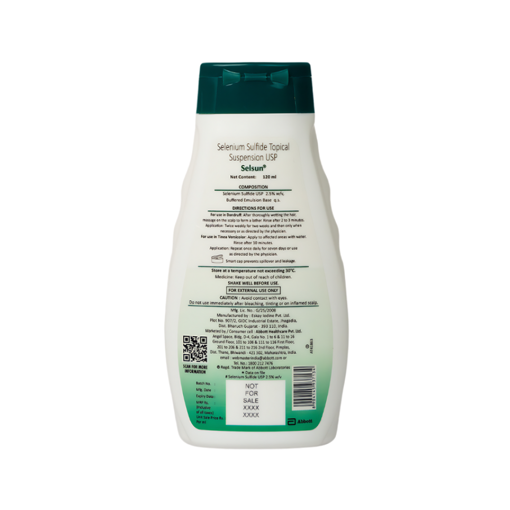 Selsun 2.5% Medicated Shampoo (Selenium Sulfide USP) - Image 3